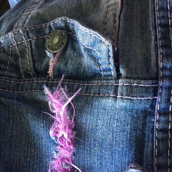 PURPLE DENIM JACKET - Picture 7 of 8